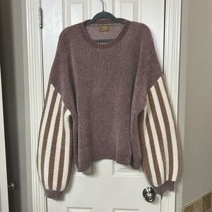 Velvety soft knitted sweater size L
